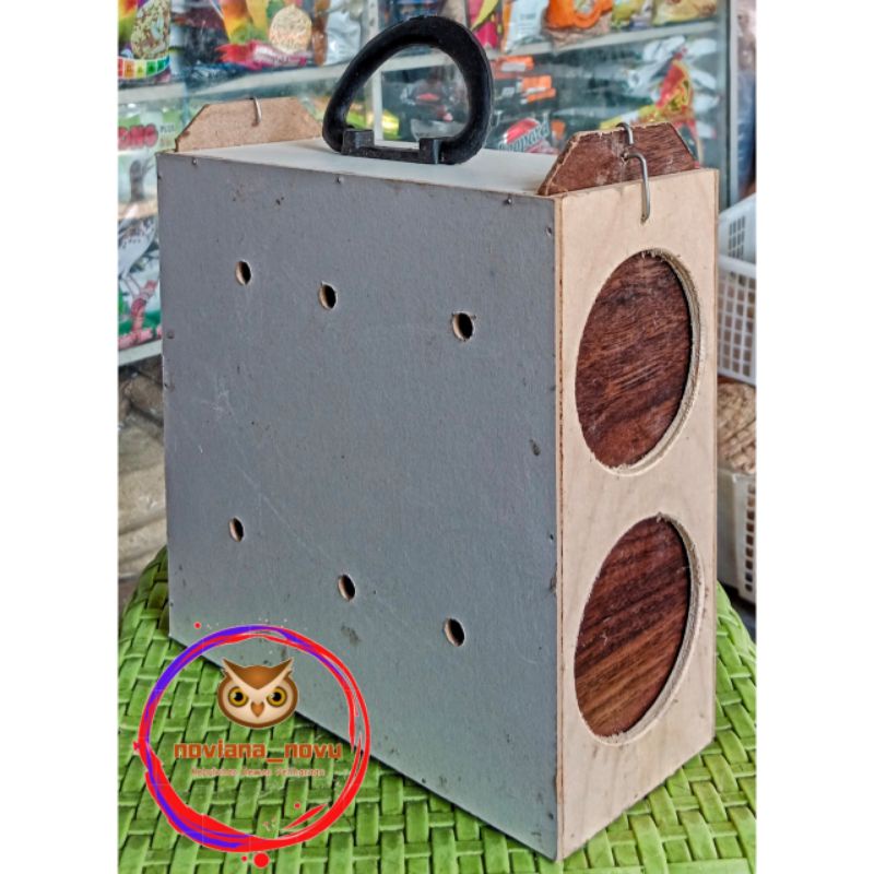 PET CARGO BOX BURUNG KOTAK BURUNG ISI 2 DUA TRAVEL PERJALANAN UNTUK MEMBAWA HEWAN PELIHARAAN UNGGAS 