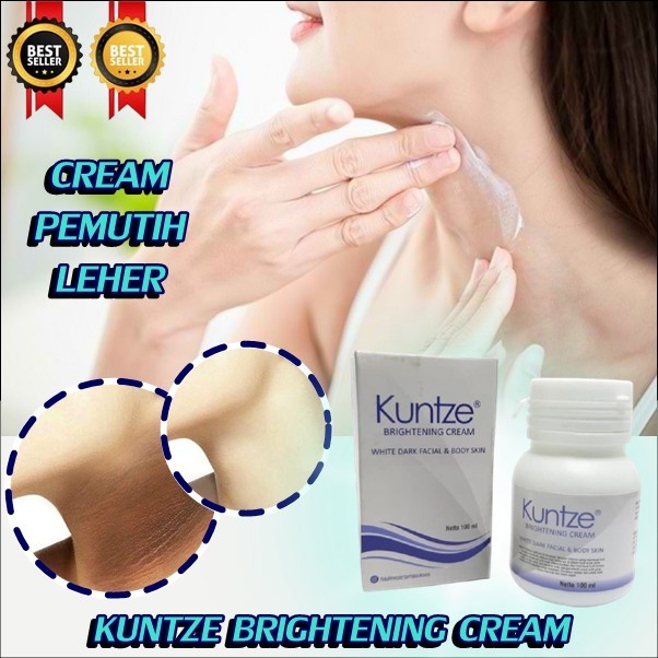 TERBARU cream pemutih pencerah kulit leher terbaik alami ampuh cepat original bpom