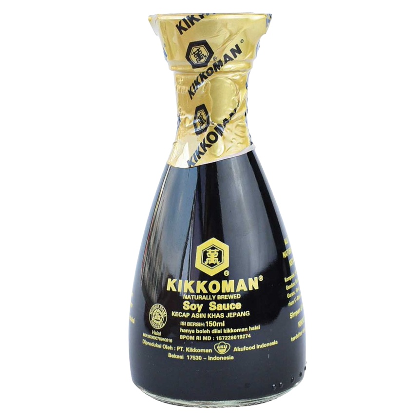 

Kikkoman Soy Sauce 150ml Kecap Asin Khas Jepang Naturally Brewed