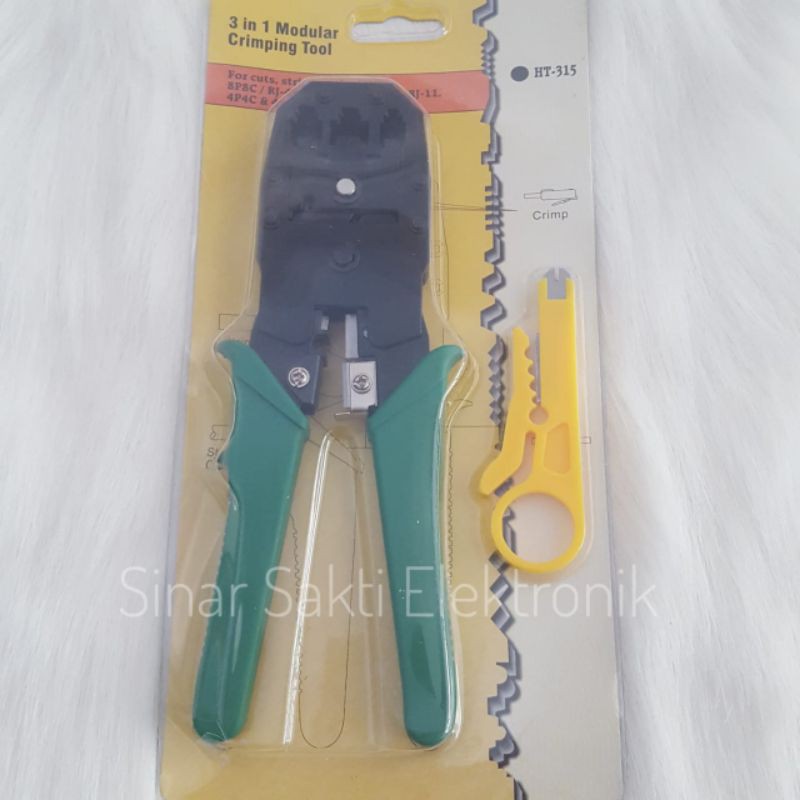 Tang kupas kabel lan Crimping tool rj 45 tang krimping rj 45 rj 11