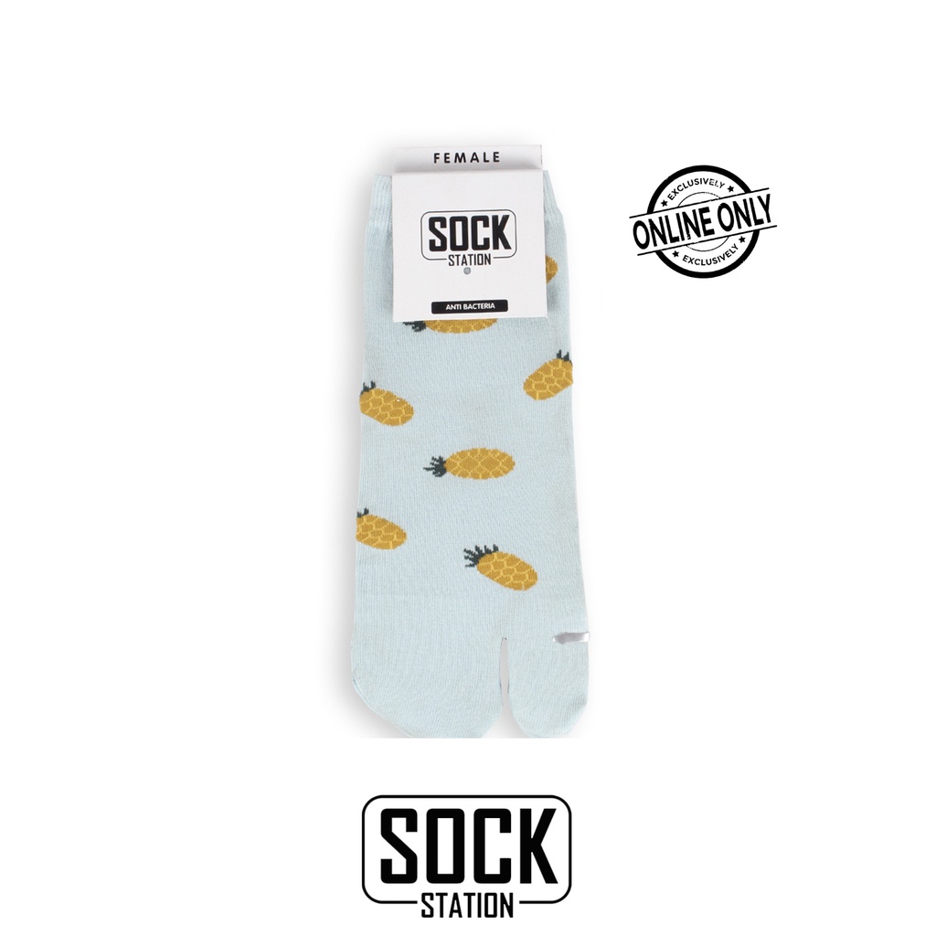 MUNDO SOCK STATION Women Casual Thumb Sock Ankle - Kaos Kaki Wanita Jempol Pendek-4