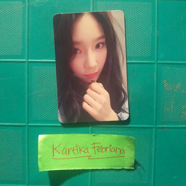 TAEYEON MY VOICE DELUXE PHOTOCARD