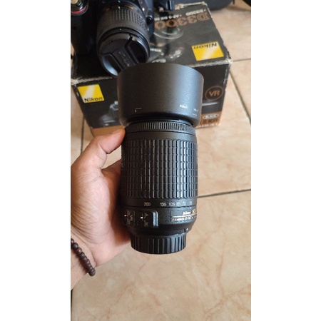 NIKON D3300 + KIT 18 55MM + TELE 55 200MM + lensa fix yn 50mm