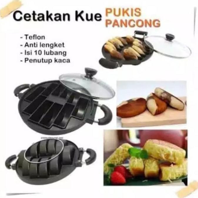 CETAKAN KUE LOYANG CETAKAN PUKIS/PANCONG HAPPY CALL + TUTUP KACA ALAT MEMBUAT KUE