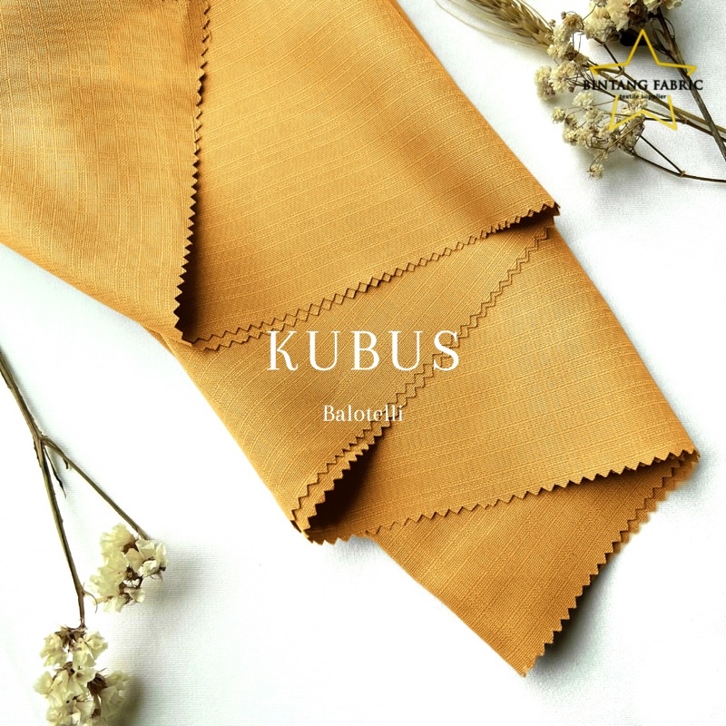 Bahan Bintang Fabric Kain Baloteli Polosan 1 meter-Kubus