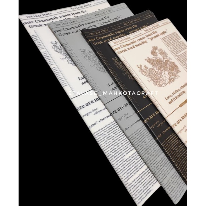 

1 lembar cellophane newspaper cellophane vintage kertas bunga vintage