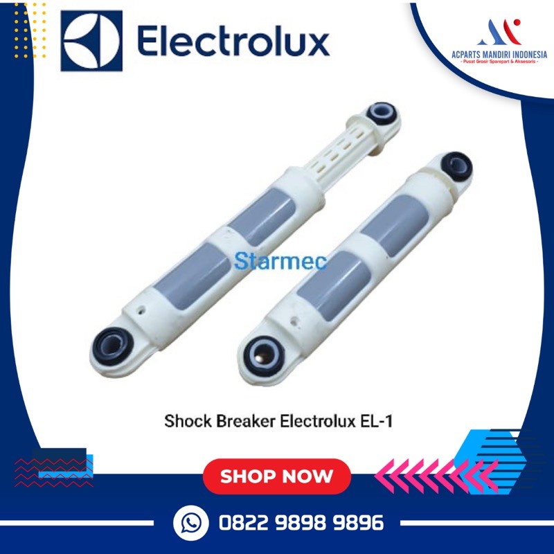 shock breaker mesin cuci electrolux front loading