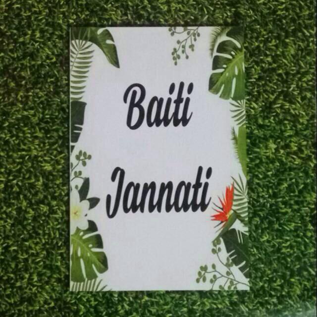 Hiasan Dinding Poster Kayu Al-172