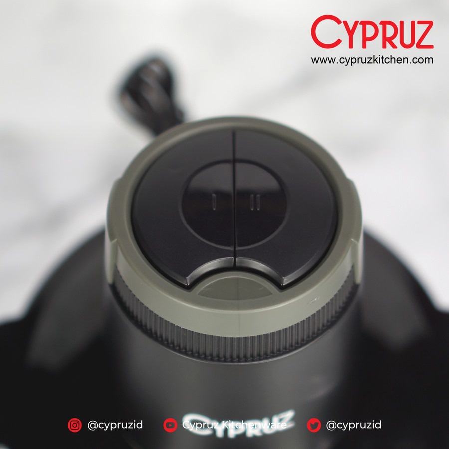 Cypruz Chopper Wadah Stainless 2 Liter CR-0083