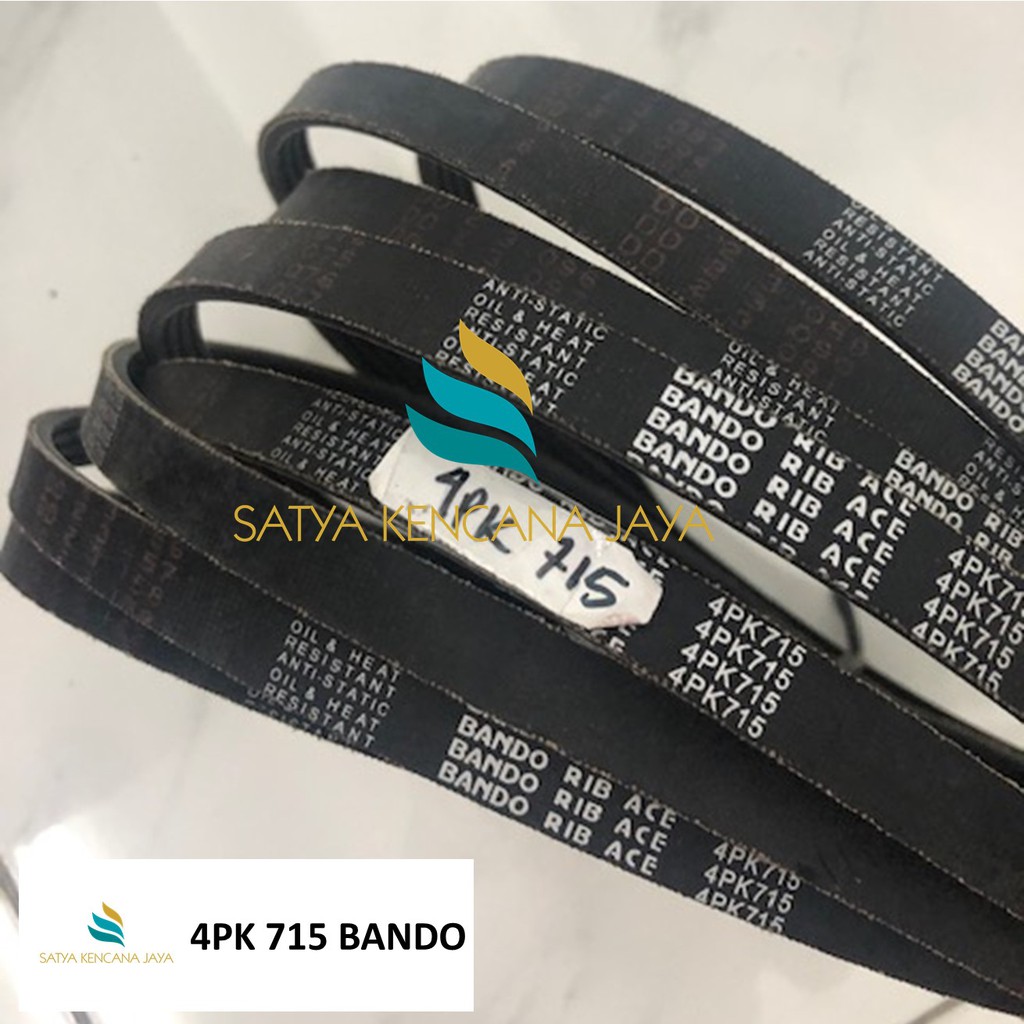 V-BELT/FAN BELT BANDO 4PK 715 / 4PK 730 / 4PK 745 / 4PK 780 (PILIH VARIAN PANJANG)