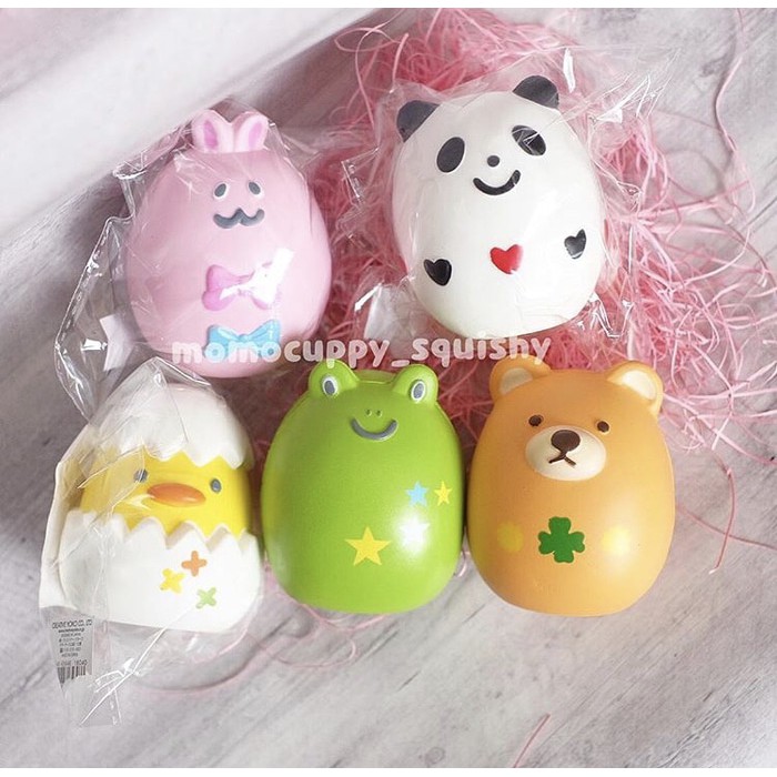 Squishy licensed animal egg by mother garden / creative yoko