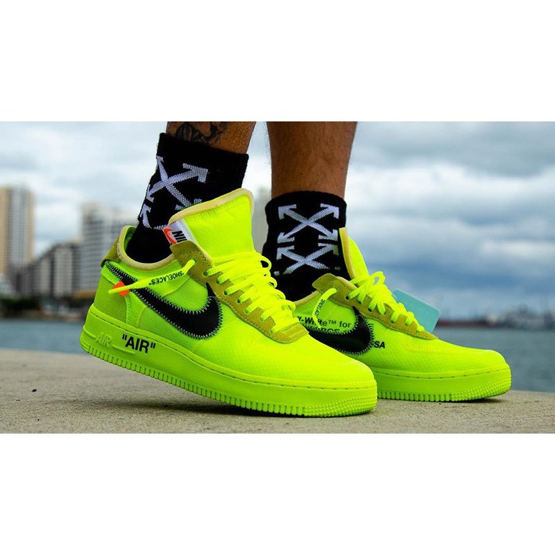 nike air force 1 off white verde