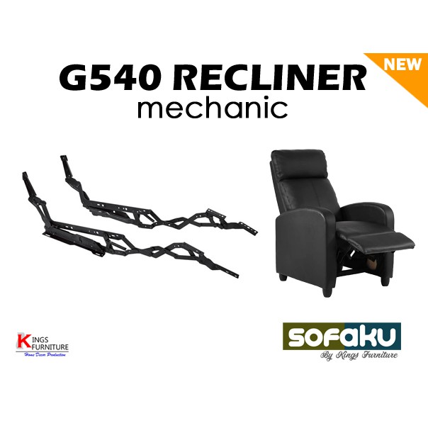 G540 Recliner Mechanic Hardness Chair - Mekanik Reklening