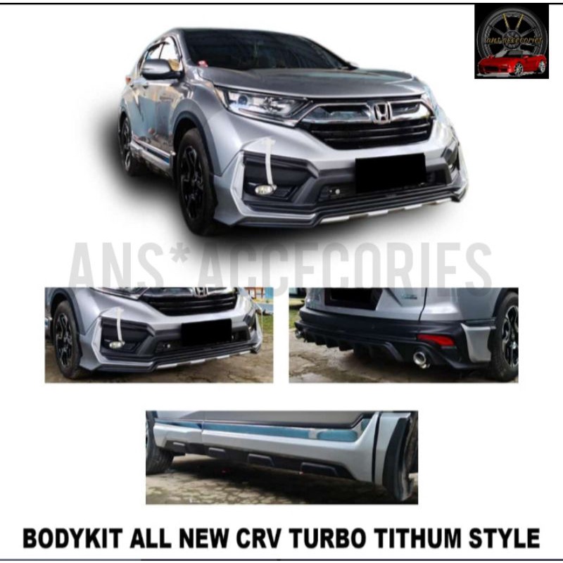 bodykit honda civic BODYKIT CRV TURBO MODEL TITHUM bahan duraflex presisi, grade A dan berkualitas
