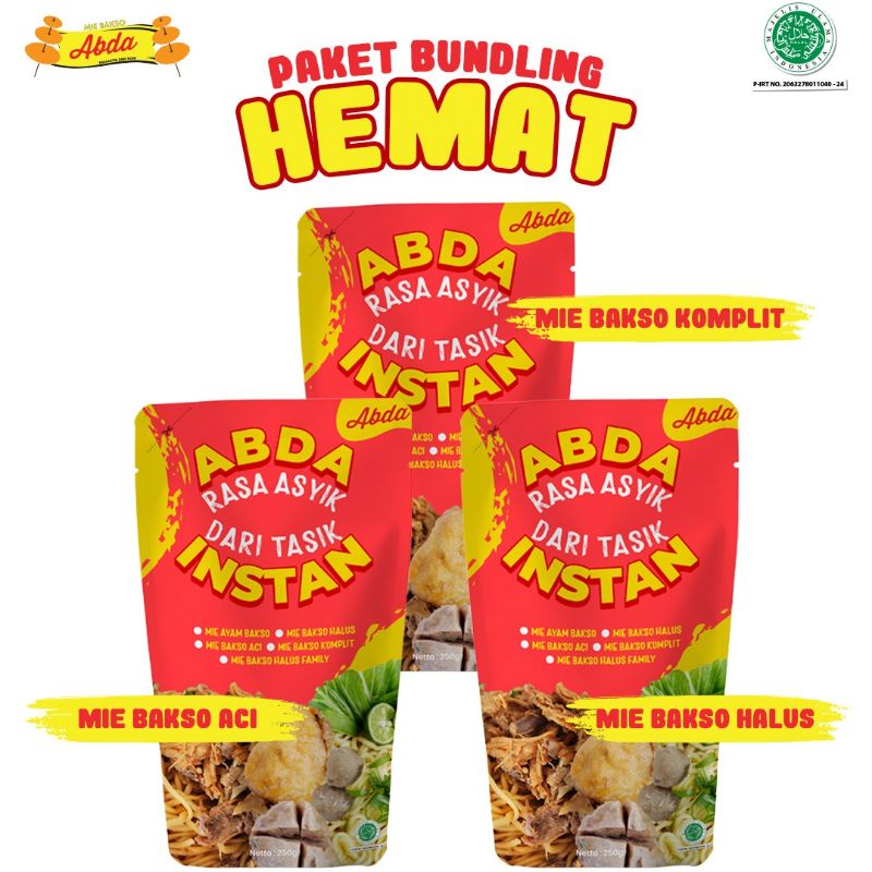 

paket bundling mie baso