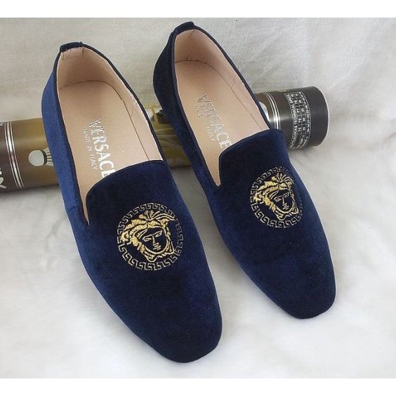 SEPATU VERSACE PRIA SLIP ON SEPATU SANTAI