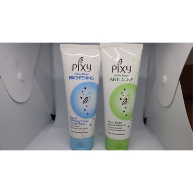 [ 100 gr ] pixy brightening facial foam / pixy acne brightening facial foam