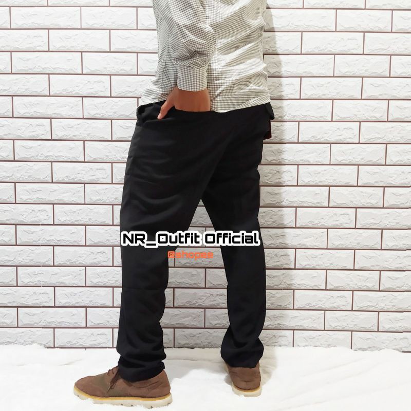 Celana Panjang Kantor Cowok Formal Pria Kerja Bahan Dasar Slimfit Reguler Fit Size 27-44 NR_Outfit Official COD