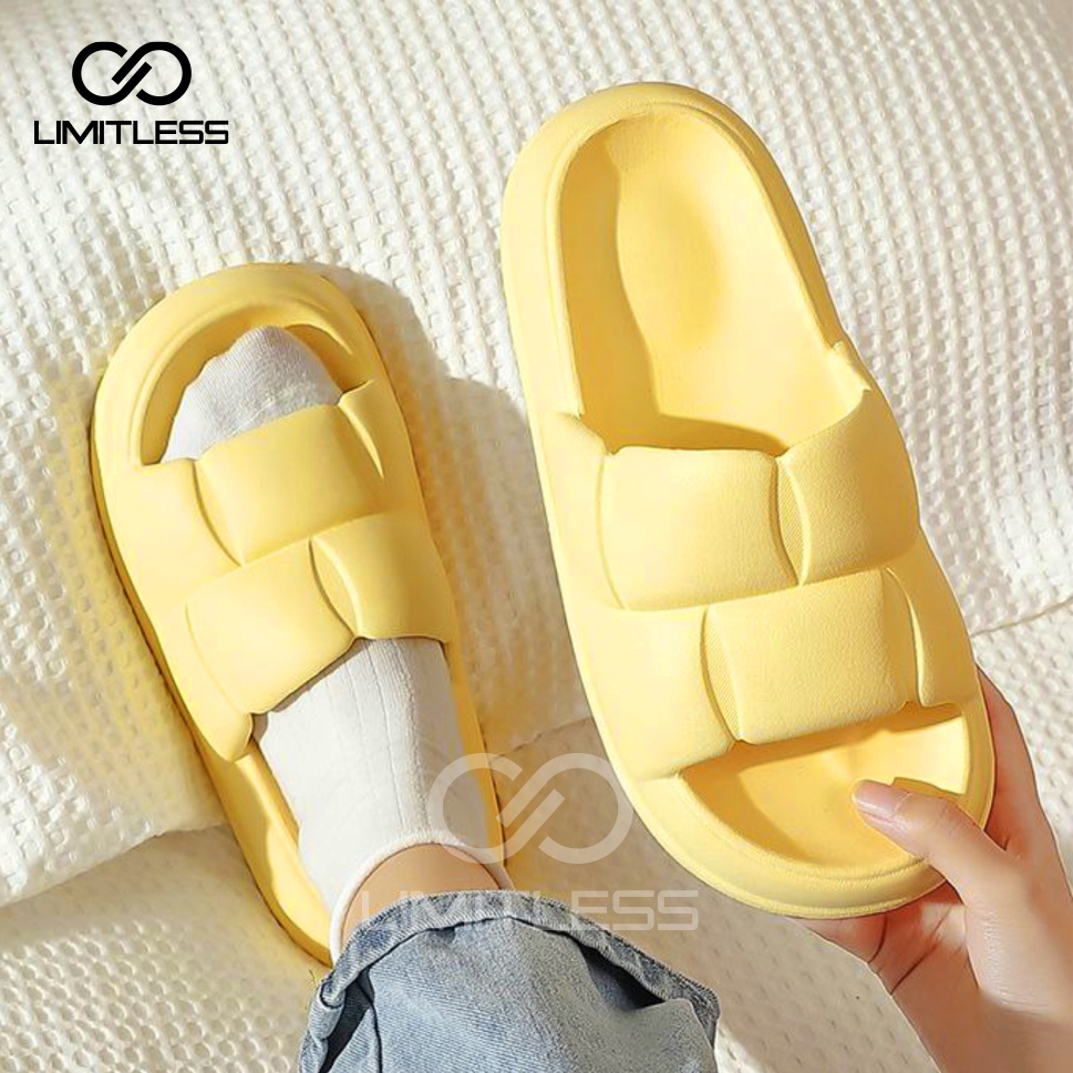 Sandal Slop Wanita Stylish Nyaman Sandal Wanita Rumah Empuk Sendal Cewek Slip On Comfortable Kekinian Terbaru