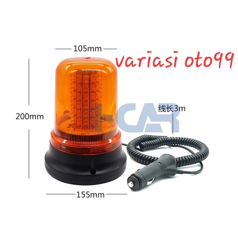 LAMPU VARIASI ROTARY LIGHT 24V 120MATA &amp; 72MATA  COCOK TRUK TRUCK DAN TANGKI