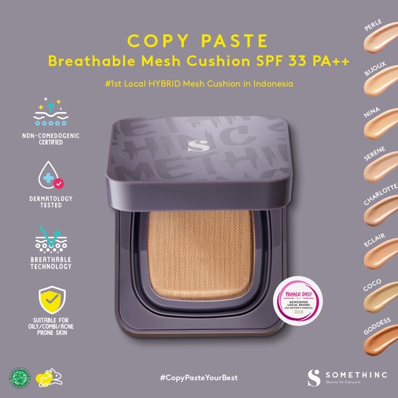 SOMETHINC Copy Paste Breathable Mesh Cushion SPF 33 PA++