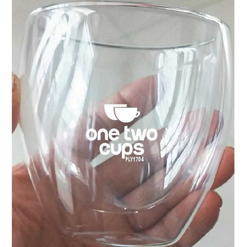 Koleksi Gelas Double Glass Unik Design Ukuran Bervariasi-No Handle 250ml