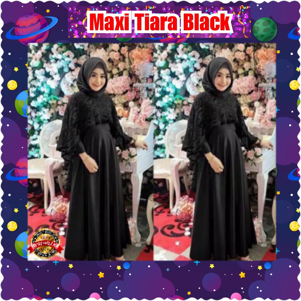 MAXI TIARA / BLACK / MAROON / NAVY / TERMURAH