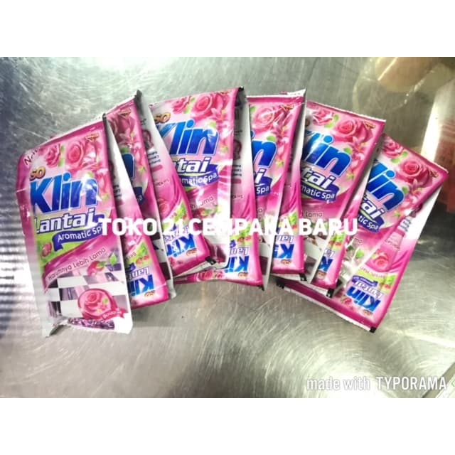 So Klin Lantai ROSE BOUQUET 1 Renceng isi 12 PCS | SoKlin Lantai PINK