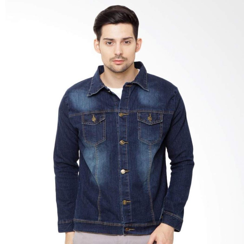 Jaket jeans pria jaket jeans prevail washing