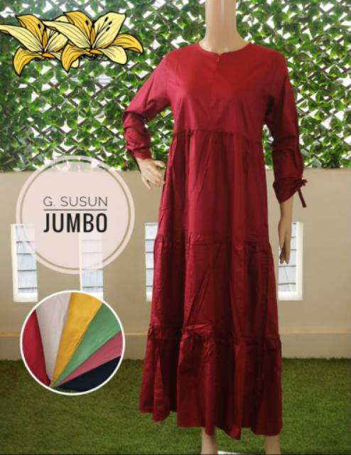 Gamis Tiga Dara Model Susun Bahan Katun Jepang Ori Yang Kwalitas Bagus Shopee Indonesia