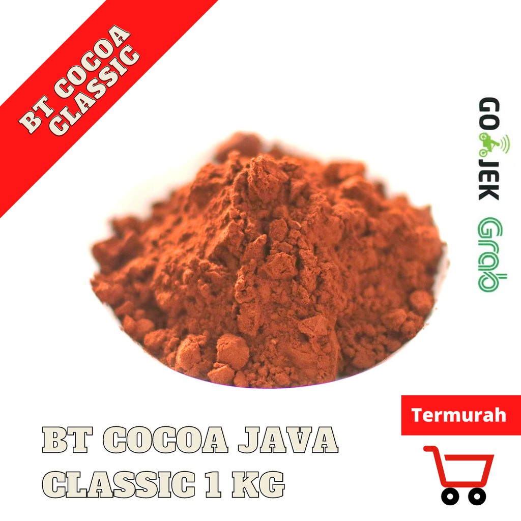 BT COCOA JAVA CLASSIC POWDER BT 1000 A 1 kg coklat ASLI