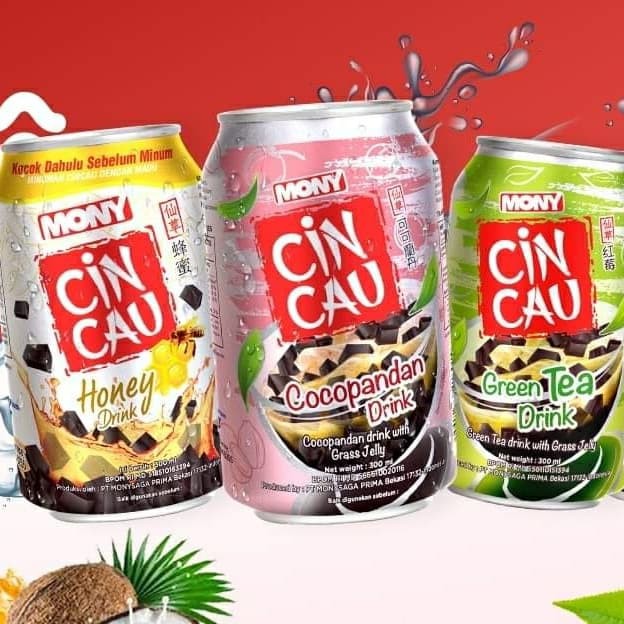 

Mony Cincau Drink Minuman Cing Cau Kaleng 300ml 3 Variants