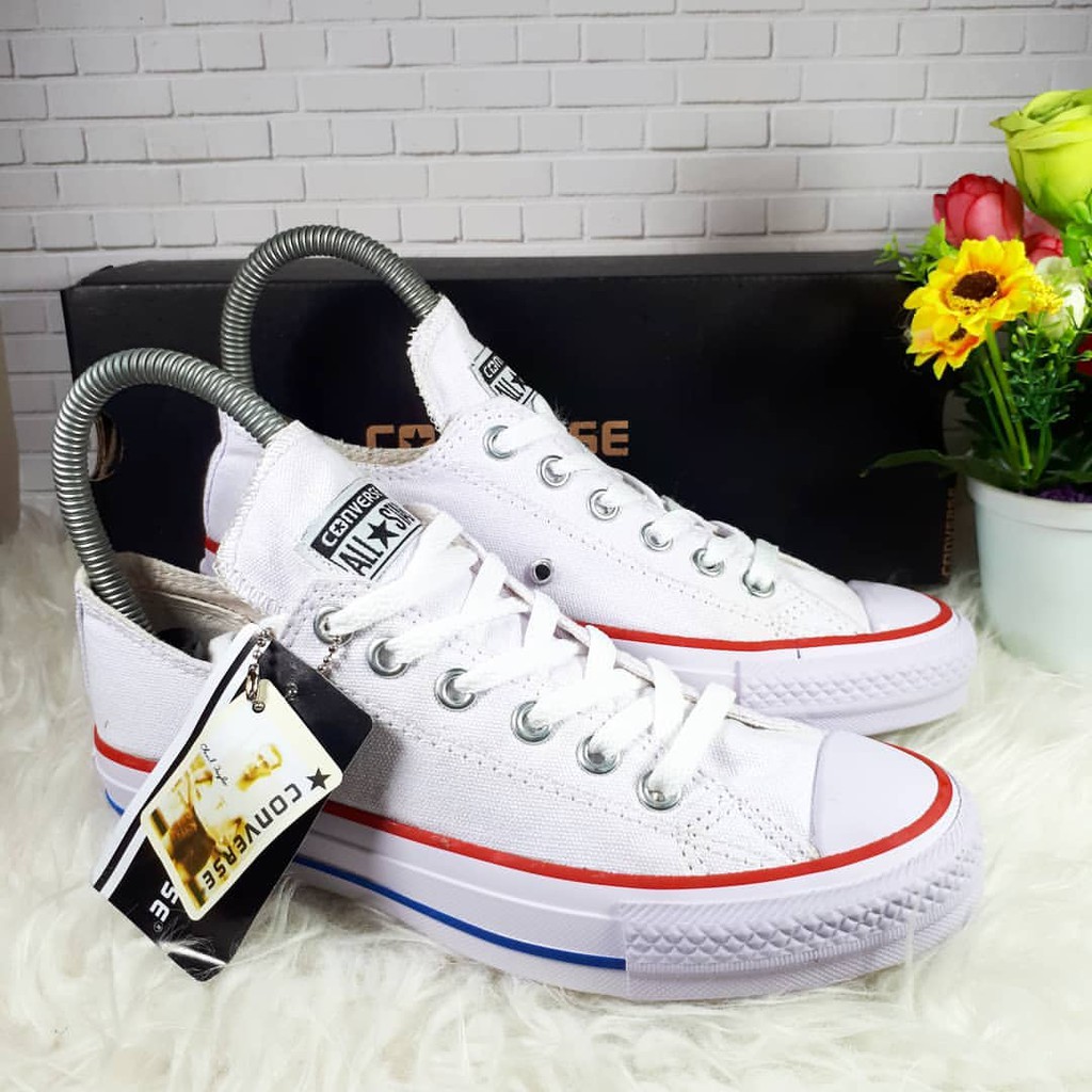 Sepatu Full White Converse Allstar CT High Tinggi Putih Full white Sneakers Pria Wanita Kets Kuliah