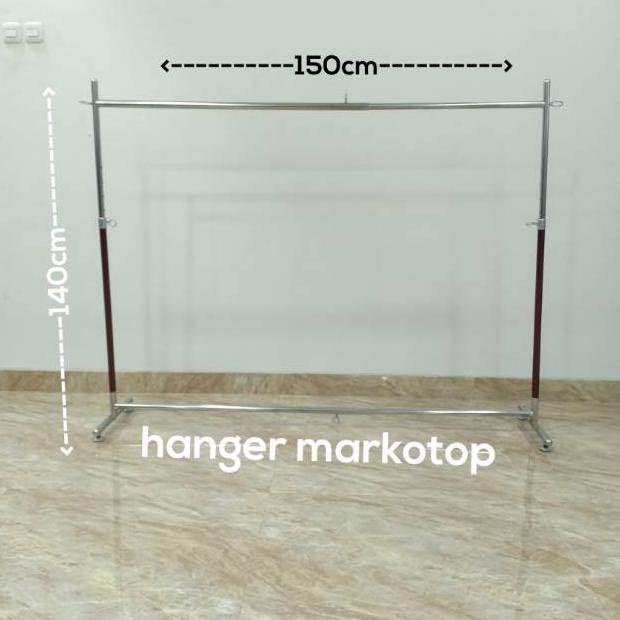 HANGER GANTUNGAN BAJU MODEL GAWANGAN (150CM) | GAWANG TARIK TERLARISS...,,,,,