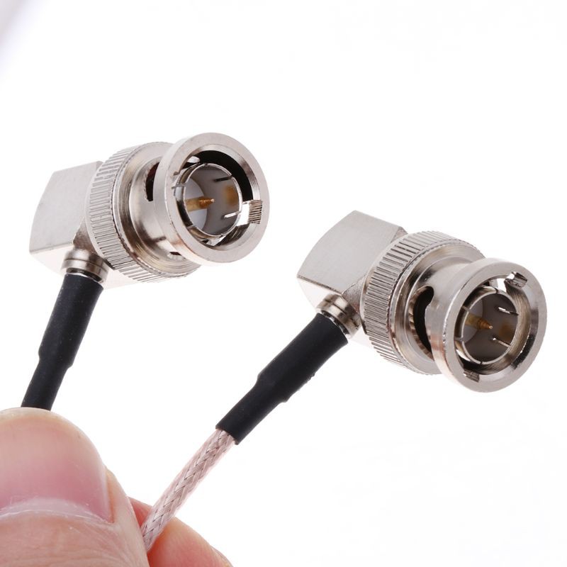 Kabel Konektor Video Hd Sdi Rg179 Bnc Male Ke Bnc Right Angle Plug Untuk Bmcc Blackmagic Camera