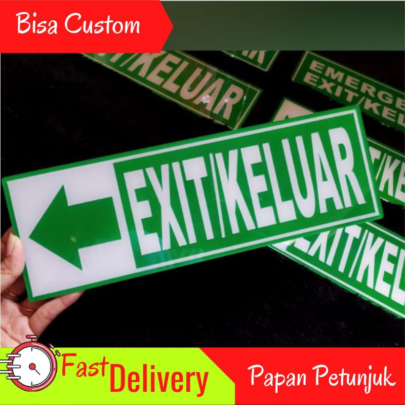 

Papan nama petunjuk custom