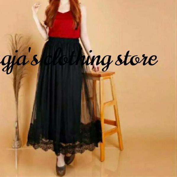 (kode-491) ROK TUTU RENDA BAWAH / ROK TUTU IMPORT / ROK KERJA / ROK MOTIF .