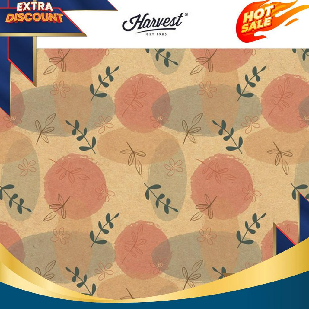 

HOT PRODUK Kertas Kado Harvest Wrapping Paper Brown Kraft Pink