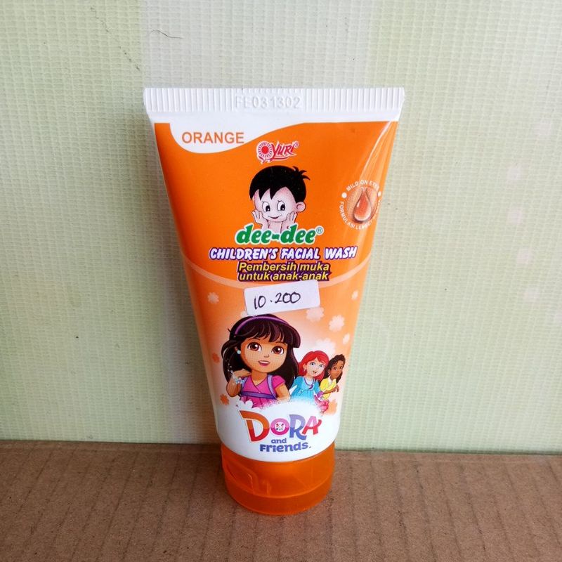 YURI DEE-DEE CHILDERN'S FACIAL WASH ORANGE, STRAWBERRY, GRAPE 50GR