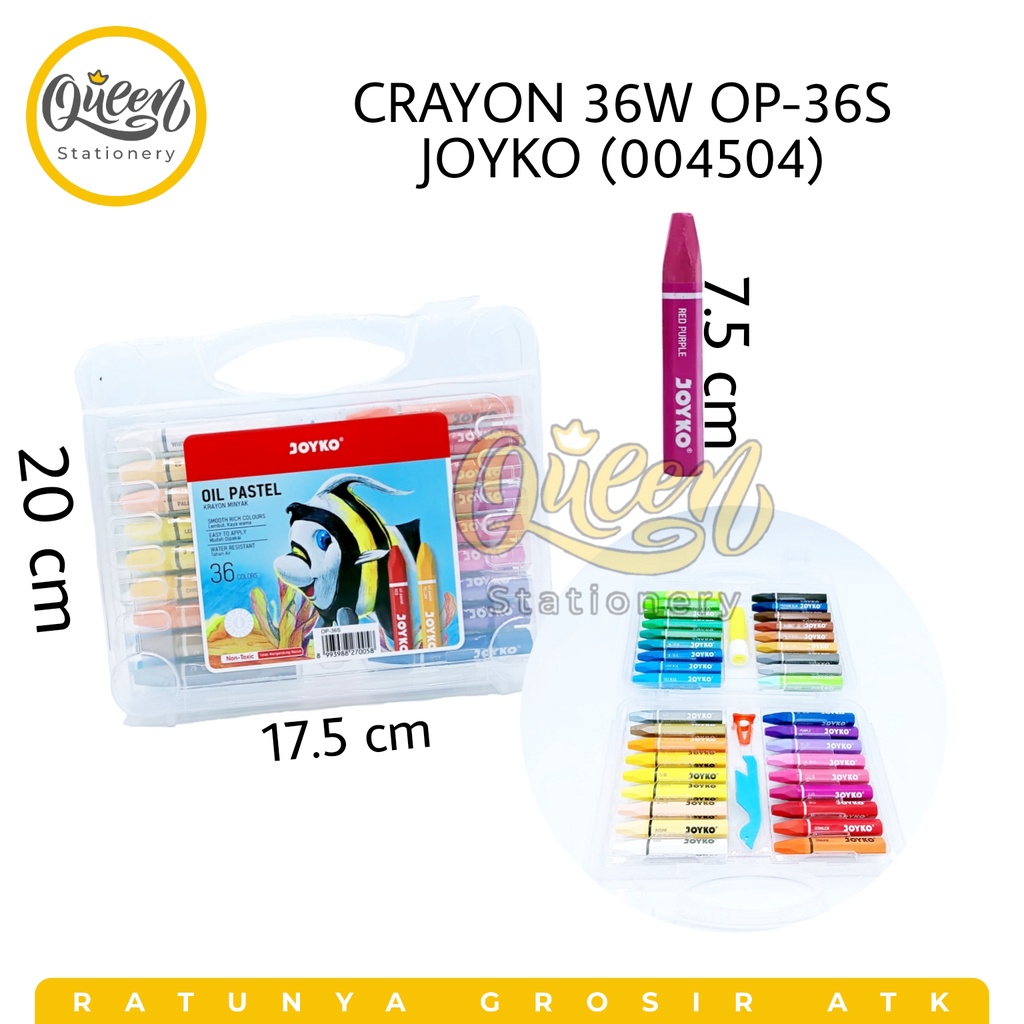 

1 SET CRAYON 36W OP-36S JOYKO / KRAYON JOYKO / ALAT MEWARNAI / KRAYON