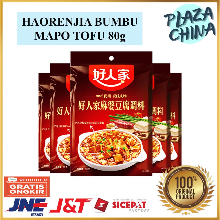 

Haorenjia Bumbu Mapodoufu 80g 好人家麻婆豆腐调料