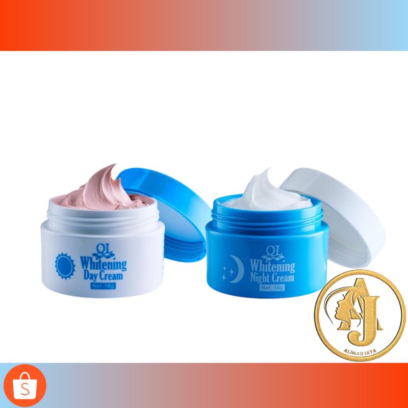 QL Cosmetic Whitening Day and Night Cream - Krim Siang dan Malam QL Cosmetic