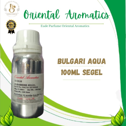 BIBIT PARFUM MURNI BULGARI AQUA ORIENTAL AROMATICS // 100ML SEGEL