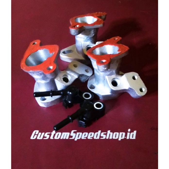 AD45NZ Intake Downdraft Beat Scoopy Vario PCX. Manifold Downdraft PATEN&PORTING Set Join Injektor  B