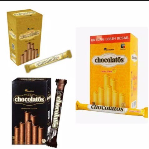 

Chocolatos Dark, Choco, Chesse, hazelnut 16 gr x 20 (1 Box)