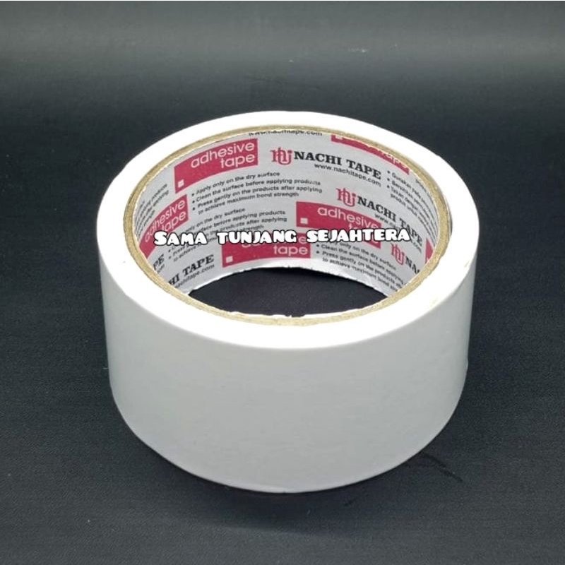 

NACHI DOUBLE TAPE 2" / SELOTIP ISOLASI 2 SISI / DOUBLE SIDE TAPE 48 MM