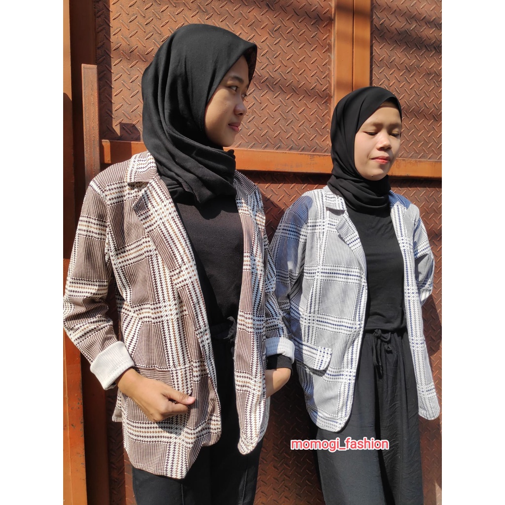 MOMOGI- BLAZER WANITA / BLAZER KEKINIAN / BLAZER KANTORAN