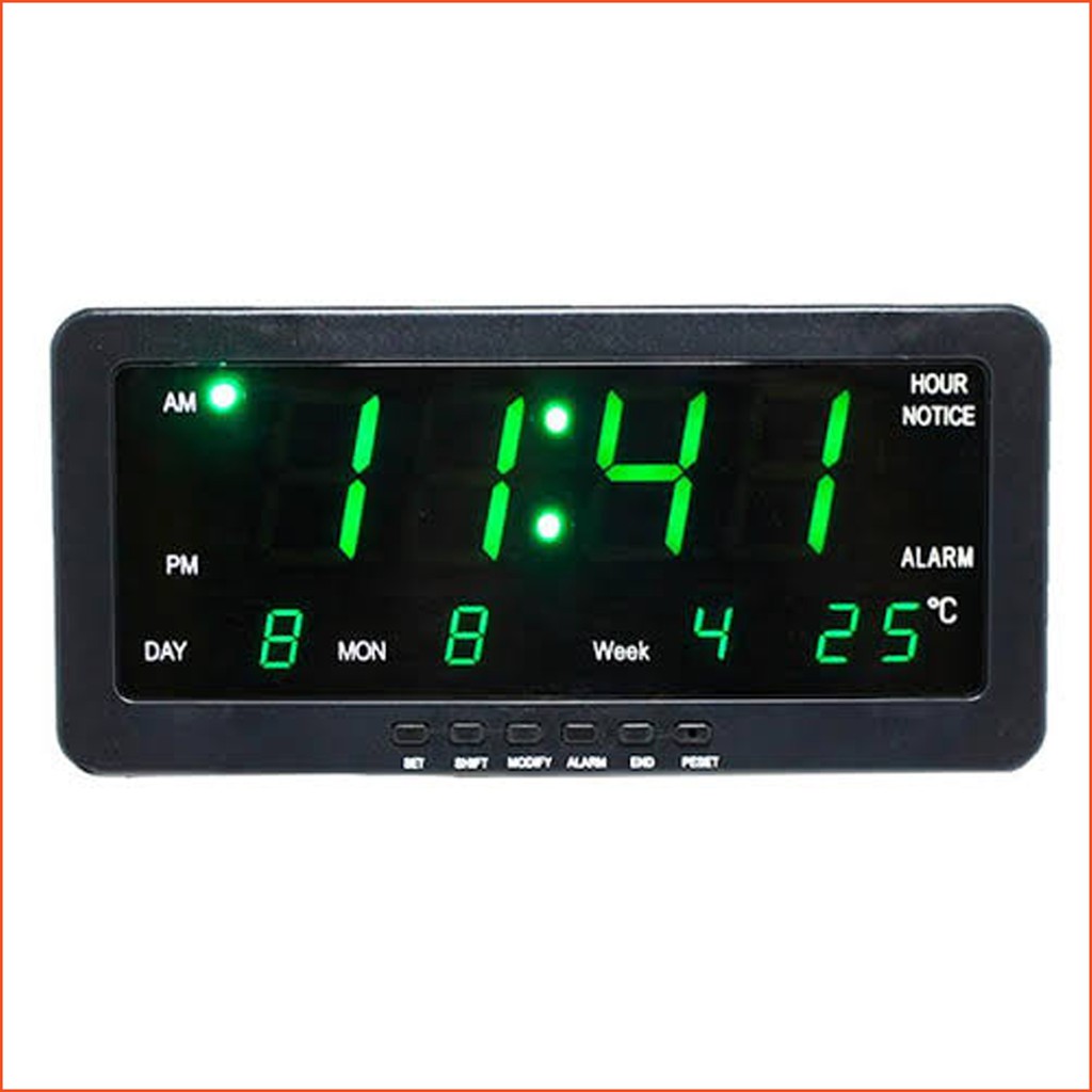 Sonifer Jam Meja Digital Alarm TL-1008 LED Hijau