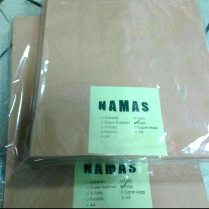 

Amplop Coklat Ukuran Map NAMAS