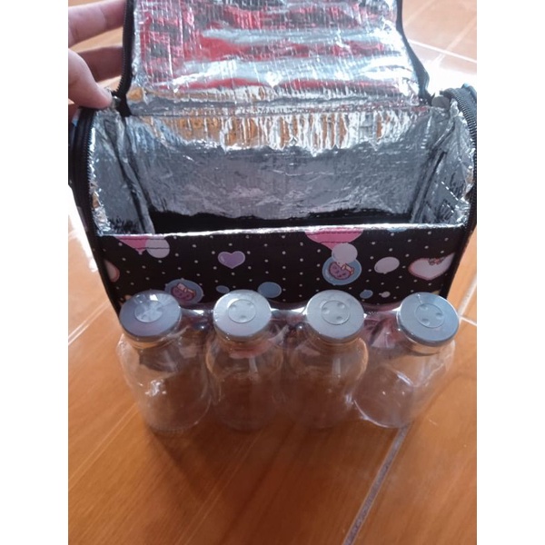 cooler bag asi  tas tempat wadah asi ASIP penyimpan Botol asi kaca plastik